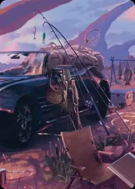 【Art Card】Fishing Gear - Magic: The Gathering - FIC Near Mint Japonés - Carta de Magic: The Gathering en México | Hydra Collectables