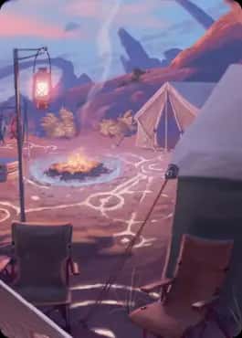 【Art Card】Chocobo Camp - Magic: The Gathering - FIC Near Mint Japonés - Carta de Magic: The Gathering en México | Hydra Collectables