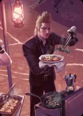 【Art Card】Campsite Cuisine - Magic: The Gathering - FIC Near Mint Japonés - Carta de Magic: The Gathering en México | Hydra Collectables