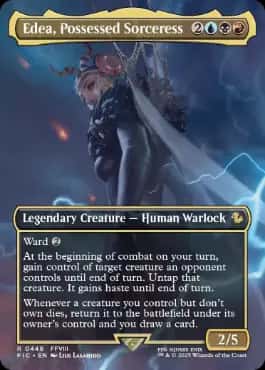 Edea, Possessed Sorceress - Magic: The Gathering - FIC Near Mint Inglés - Carta de Magic: The Gathering en México | Hydra Collectables