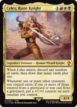 Celes, Rune Knight - Magic: The Gathering - FIC Near Mint Inglés - Carta de Magic: The Gathering en México | Hydra Collectables
