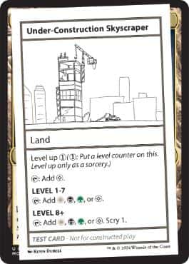 Under-Construction Skyscraper(Play Test Card) - Magic: The Gathering - Mystery Booster Playtest Cards Near Mint Inglés - Carta de Magic: The Gathering en México | Hydra Collectables