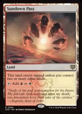 Sundown Pass - Magic: The Gathering - SOS Near Mint Inglés - Carta de Magic: The Gathering en México | Hydra Collectables