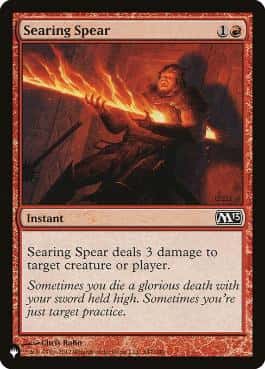 Searing Spear - Magic: The Gathering - M13 Near Mint Inglés - Carta de Magic: The Gathering en México | Hydra Collectables