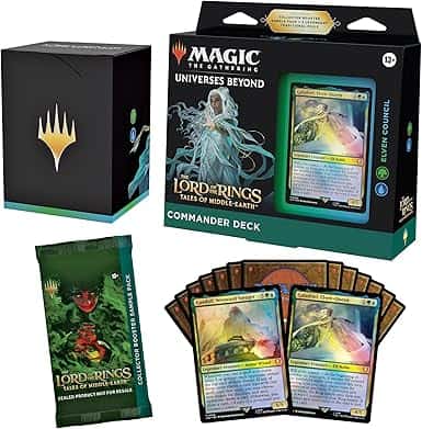 Magic The Gathering: Lord of The Rings Tales of Middle Earth - Commander Deck Elven Council - Magic: The Gathering - LTR Near Mint Inglés - Carta de Magic: The Gathering en México | Hydra Collectables