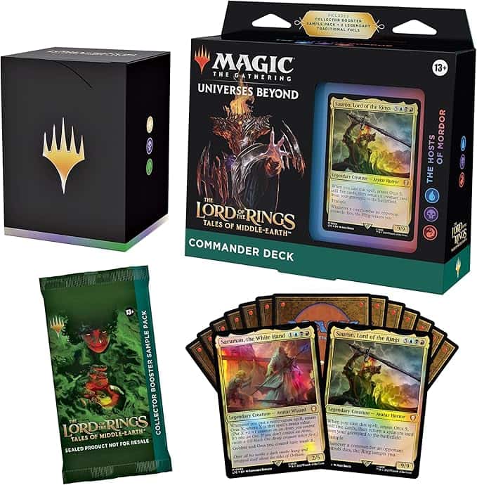 Magic The Gathering: Lord of The Rings Tales of Middle Earth - Commander Deck The Hosts of Mordor - Magic: The Gathering - LTR Near Mint Inglés - Carta de Magic: The Gathering en México | Hydra Collectables