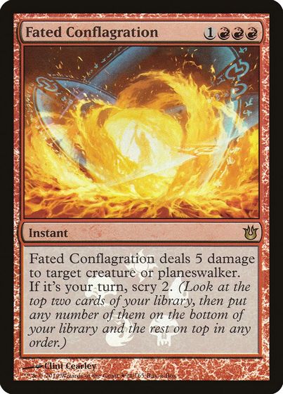 Fated Conflagration - Magic: The Gathering - Box Promos Near Mint Inglés