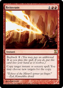 Reiterate - Magic: The Gathering - TSP Near Mint Inglés