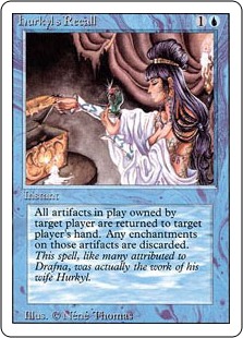 Hurkyl's Recall - Magic: The Gathering - 3ED Near Mint Inglés