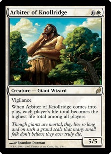 Arbiter of Knollridge - Magic: The Gathering - LRW Near Mint Inglés