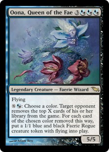 Oona, Queen of the Fae - Magic: The Gathering - SHM Near Mint Inglés
