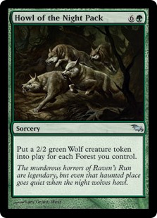 Howl of the Night Pack - Magic: The Gathering - SHM Near Mint Inglés
