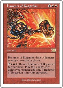Hammer of Bogardan - Magic: The Gathering - 6ED Near Mint Japonés