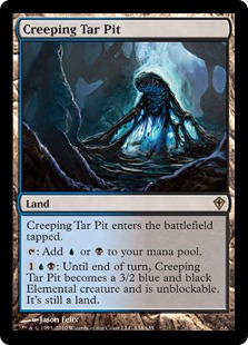 Creeping Tar Pit - Magic: The Gathering - WWK Near Mint Inglés