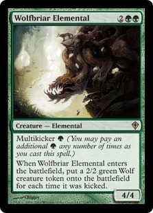 Wolfbriar Elemental - Magic: The Gathering - WWK Near Mint Inglés
