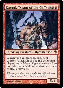 Kazuul, Tyrant of the Cliffs - Magic: The Gathering - WWK Near Mint Inglés