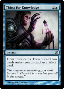 Thirst for Knowledge - Magic: The Gathering - EvT Near Mint Inglés
