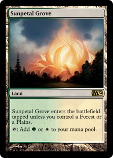 Sunpetal Grove - Magic: The Gathering - M12 Near Mint Inglés