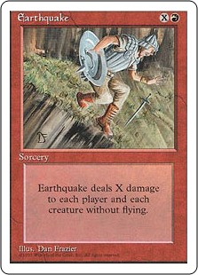 Earthquake - Magic: The Gathering - 4ED Near Mint Japonés