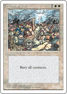 Wrath of God - Magic: The Gathering - 4ED Near Mint Japonés