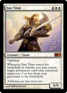 Sun Titan - Magic: The Gathering - M12 Near Mint Inglés
