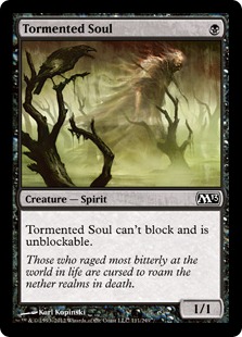 Tormented Soul - Magic: The Gathering - M13 Near Mint Inglés