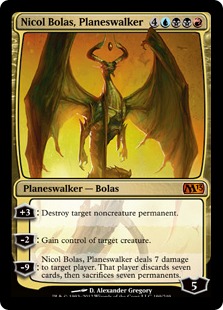 Nicol Bolas, Planeswalker - Magic: The Gathering - M13 Near Mint Inglés
