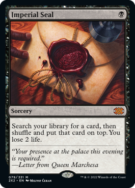 Imperial Seal - Magic: The Gathering - 2X2 Near Mint Inglés