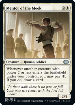 Mentor of the Meek - Magic: The Gathering - 2X2 Near Mint Inglés