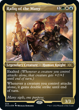 Rafiq of the Many - Magic: The Gathering - 2X2-BF Near Mint Inglés