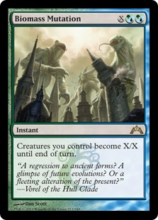 Biomass Mutation - Magic: The Gathering - GTC Near Mint Inglés