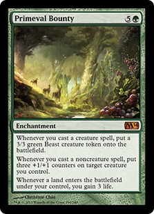 Primeval Bounty - Magic: The Gathering - M14 Near Mint Inglés