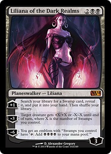 Carta Liliana of the Dark Realms de Magic: The Gathering