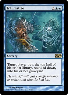 Traumatize - Magic: The Gathering - M14 Near Mint Inglés