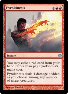 Pyrokinesis - Magic: The Gathering - HvM Near Mint Japonés