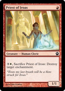 Priest of Iroas - Magic: The Gathering - THS Near Mint Inglés