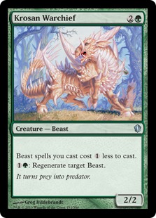Krosan Warchief - Magic: The Gathering - C13 Near Mint Japonés