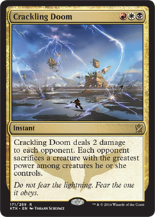 Crackling Doom - Magic: The Gathering - KTK Near Mint Inglés