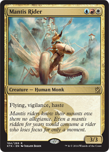Mantis Rider - Magic: The Gathering - KTK Ligeramente Jugada Inglés