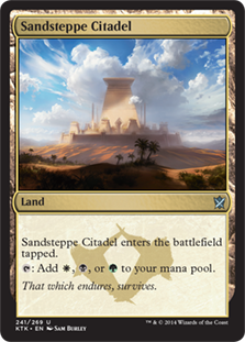 Sandsteppe Citadel - Magic: The Gathering - KTK Near Mint Inglés