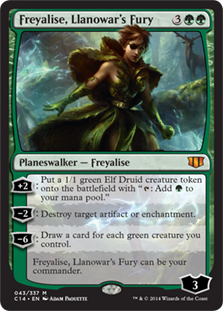 Freyalise, Llanowar's Fury - Magic: The Gathering - C14 Near Mint Inglés