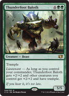 Thunderfoot Baloth - Magic: The Gathering - C14 Near Mint Inglés