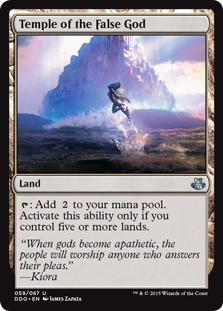 Temple of the False God - Magic: The Gathering - EvK Near Mint Japonés