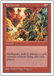 Earthquake - Magic: The Gathering - 5ED Near Mint Japonés