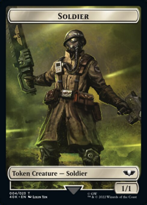 Arco-Flagellant+Soldier Token - Magic: The Gathering - 40K Near Mint Inglés