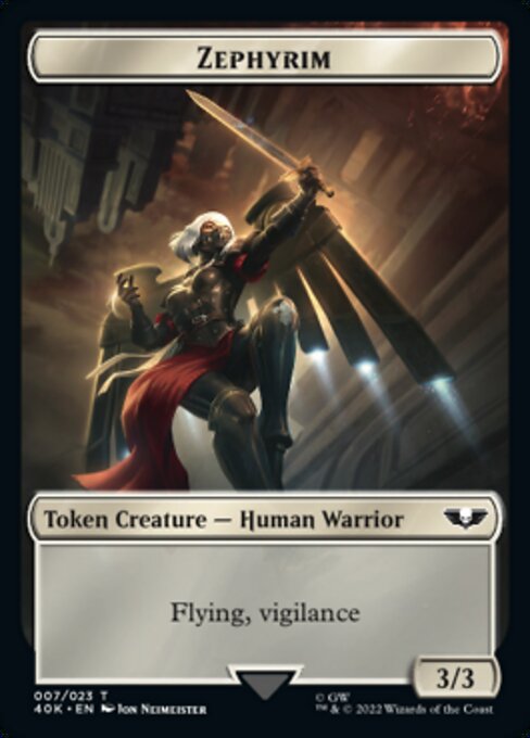 Zephyrim+Soldier Token - Magic: The Gathering - 40K Near Mint Inglés