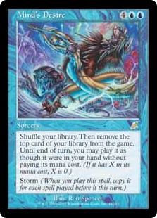 Mind's Desire - Magic: The Gathering - SCG Near Mint Japonés