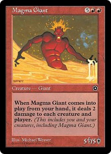 Magma Giant - Magic: The Gathering - PO2 Near Mint Japonés