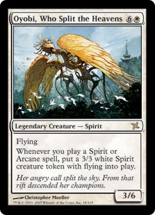 Oyobi, Who Split the Heavens - Magic: The Gathering - BOK Near Mint Inglés