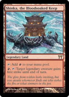 Shinka, the Bloodsoaked Keep - Magic: The Gathering - CHK Muy Jugada Inglés
